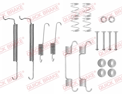 Accessory Kit, brake shoes